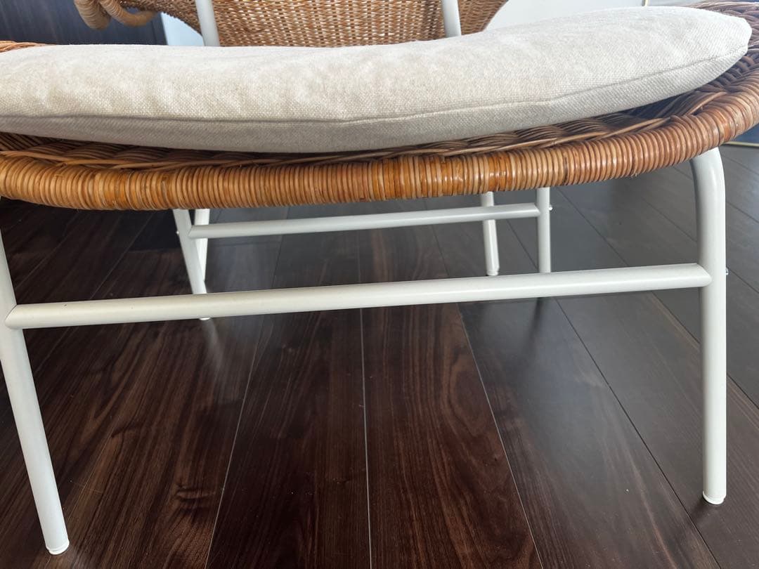 IKEA FRYKSÅS フリークソース パーソナルチェア籐 クッション