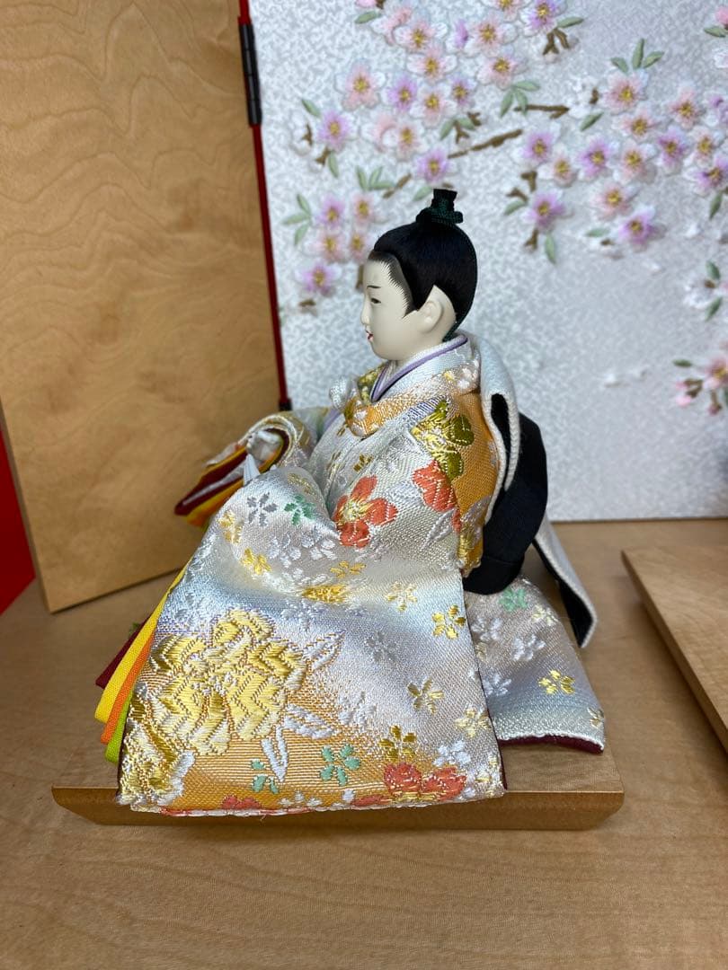 東京久月　雛人形　親王飾り収納セット・サイズ間口約４０×奥行約２５×高さ約３８㎝