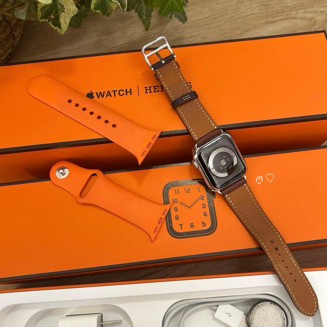 アップルウォッチ　エルメス　シリーズ5　GPSセルラーモデル40mm　バンド2本