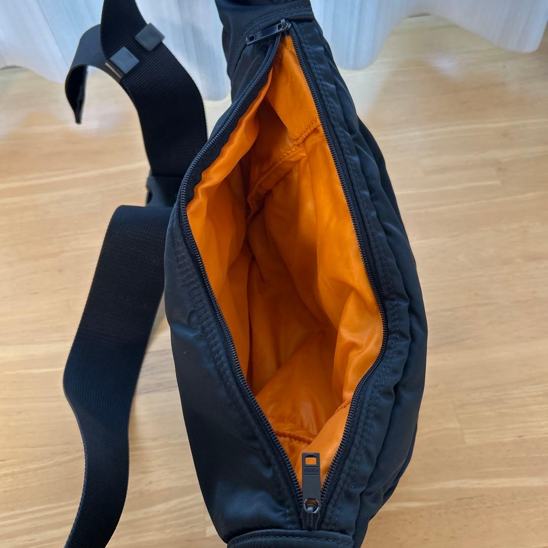 美品！PORTER タンカー　現行ロゴ　ボディ ウエストバッグ