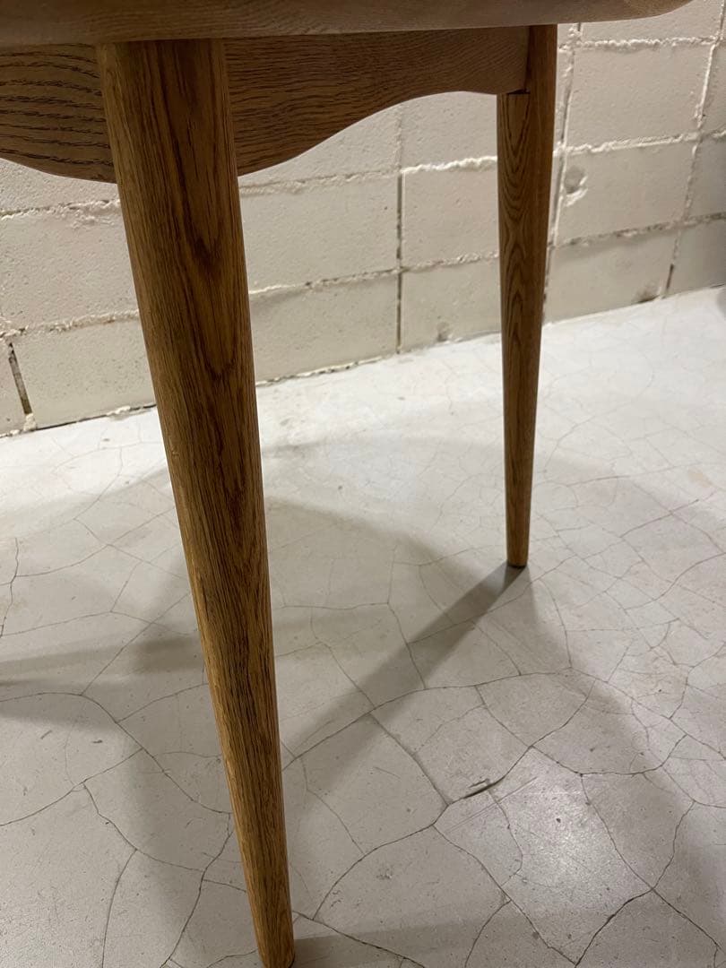 あさり 　IDC 大塚家具　シネマ　ダイニングテーブル　オーク無垢