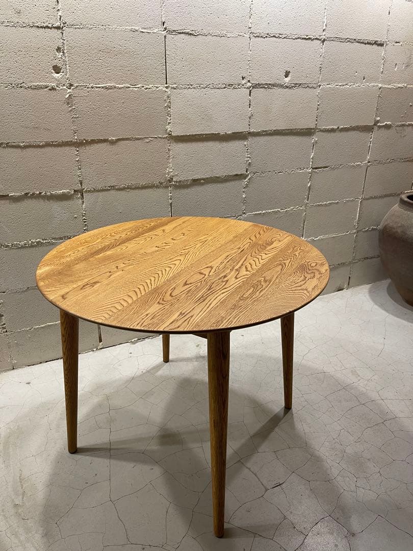 あさり 　IDC 大塚家具　シネマ　ダイニングテーブル　オーク無垢