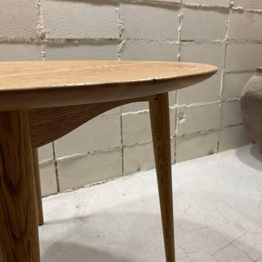 あさり 　IDC 大塚家具　シネマ　ダイニングテーブル　オーク無垢