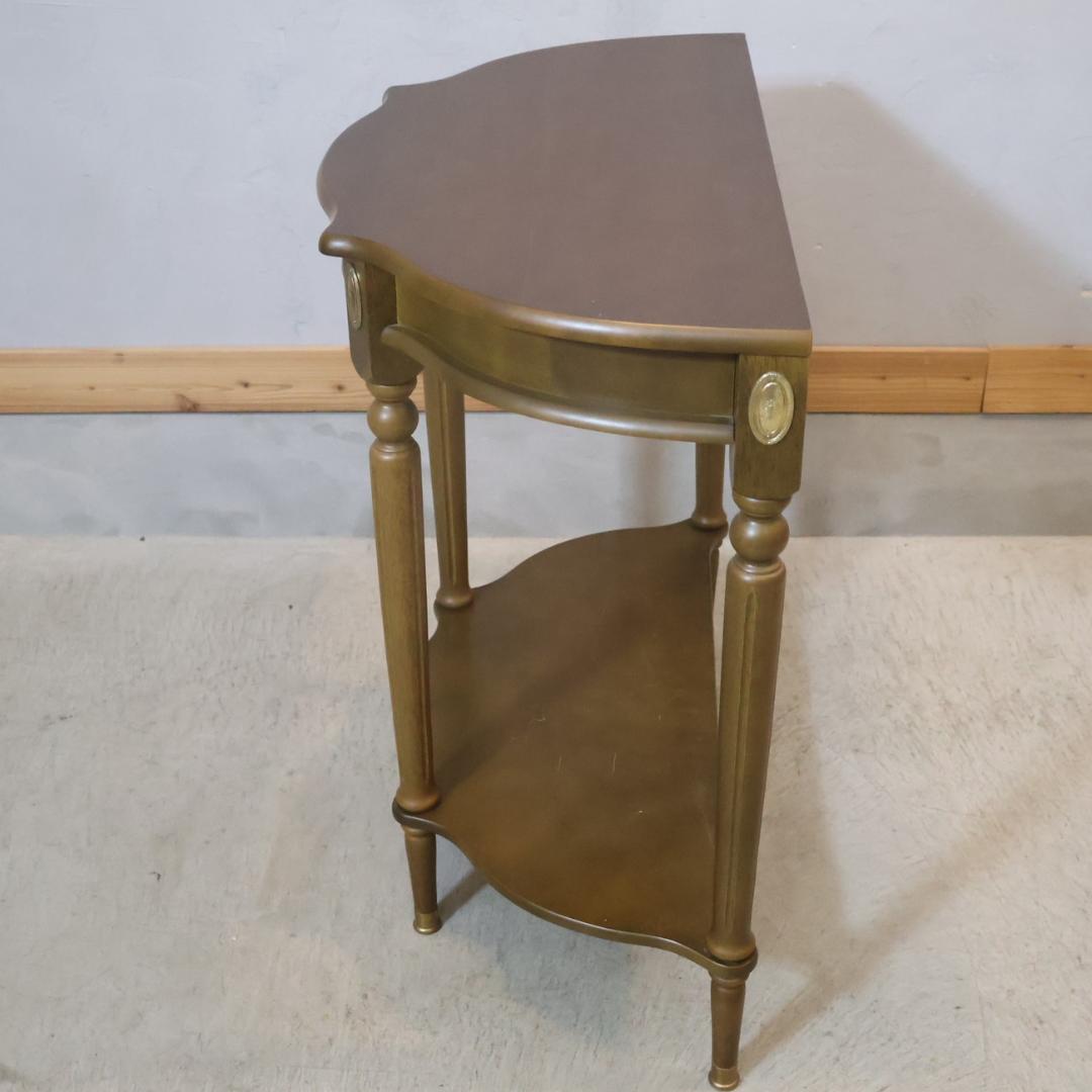 アンティーク調 コンソールテーブル クラシック ホールテーブル フラワースタンド