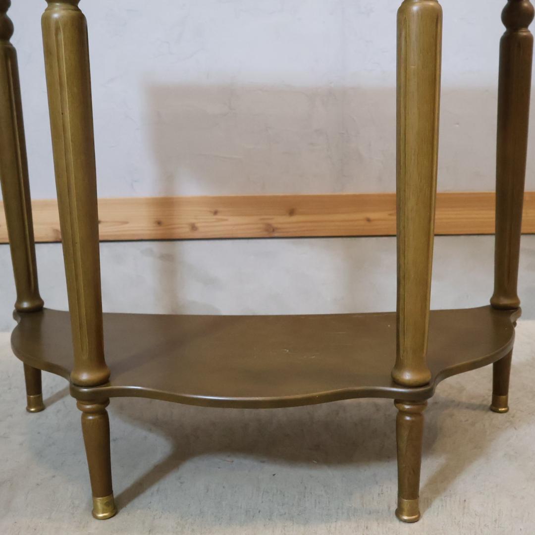 アンティーク調 コンソールテーブル クラシック ホールテーブル フラワースタンド