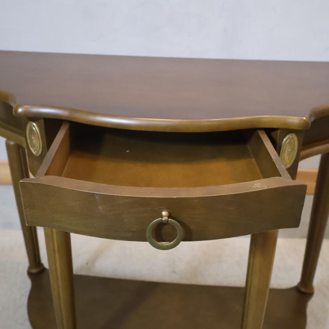 アンティーク調 コンソールテーブル クラシック ホールテーブル フラワースタンド