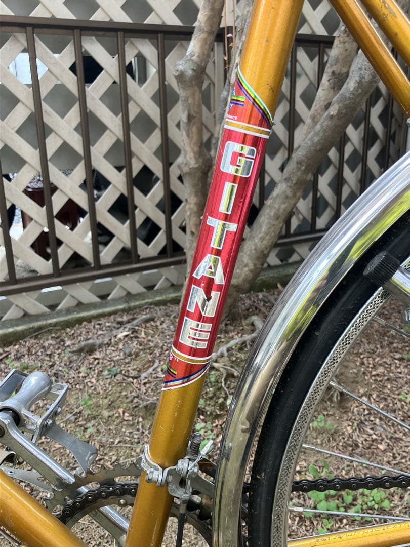 GITANE フランス製クロモリフレーム 通勤快速,街乗り700C 1980年代