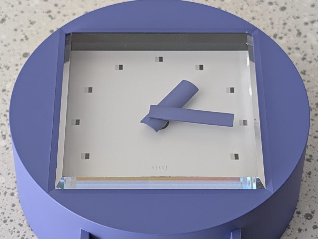 90s ビンテージ レムノス SESSA テーブルクロック 箱付き美品 加藤孝志