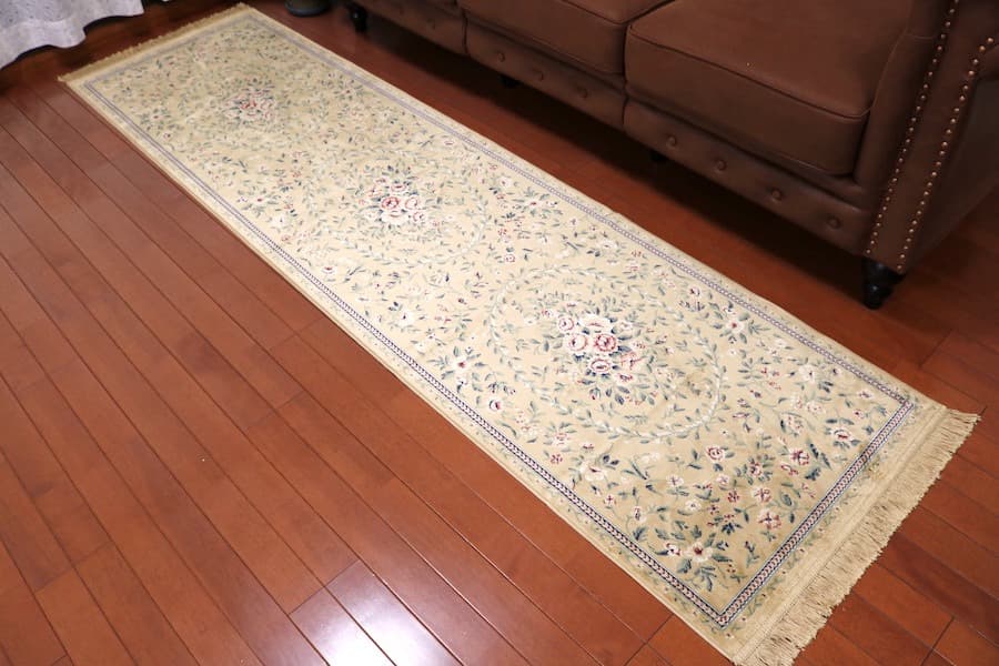 最後の値段です！ペルシャ柄絨毯 67×240 新品未使用 カーペット 玄関マット