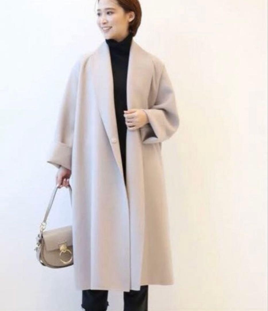 【人気完売品】ドゥーズィエムクラス AVA ADORE ウールコート　グレージュ