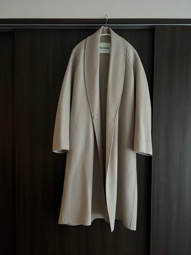 【人気完売品】ドゥーズィエムクラス AVA ADORE ウールコート　グレージュ