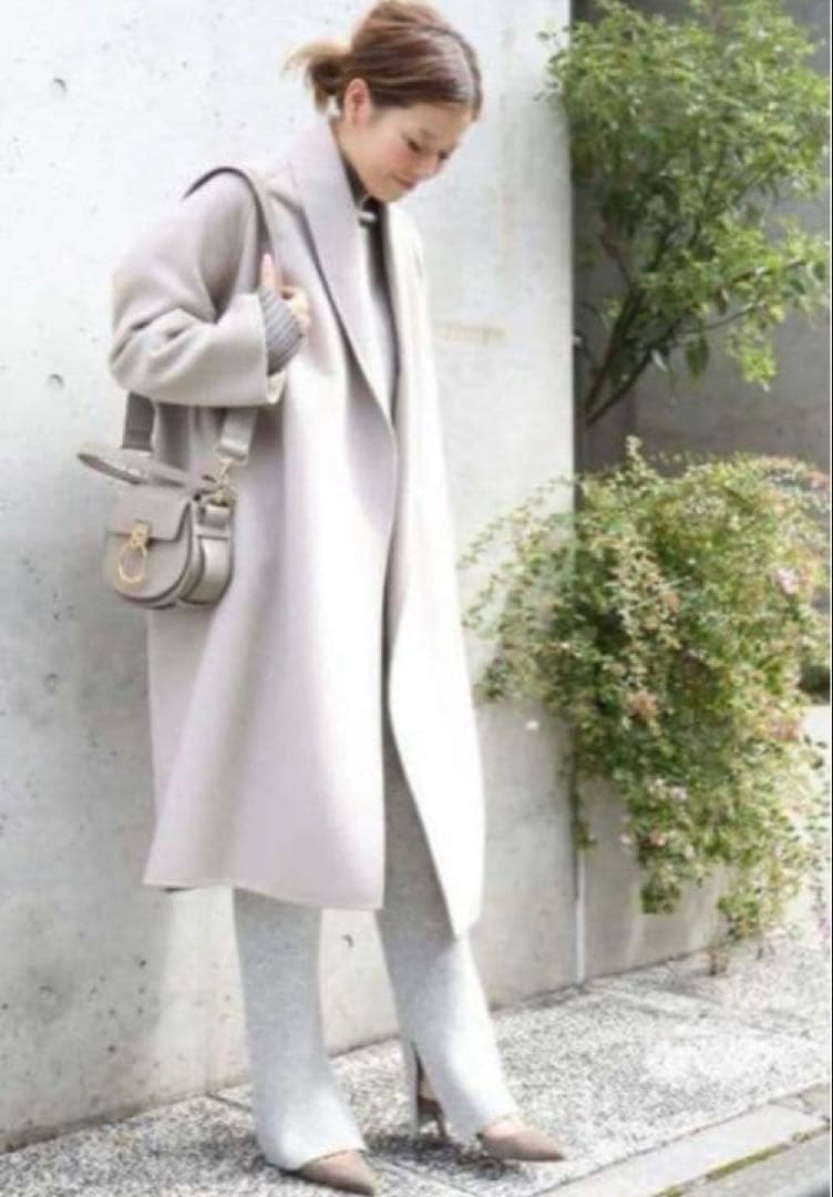 【人気完売品】ドゥーズィエムクラス AVA ADORE ウールコート　グレージュ