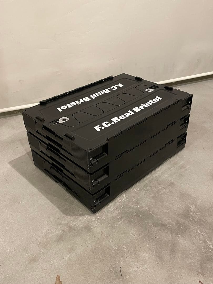 【3個セット】F.C.Real Bristol FCRB コンテナ ボックスBK
