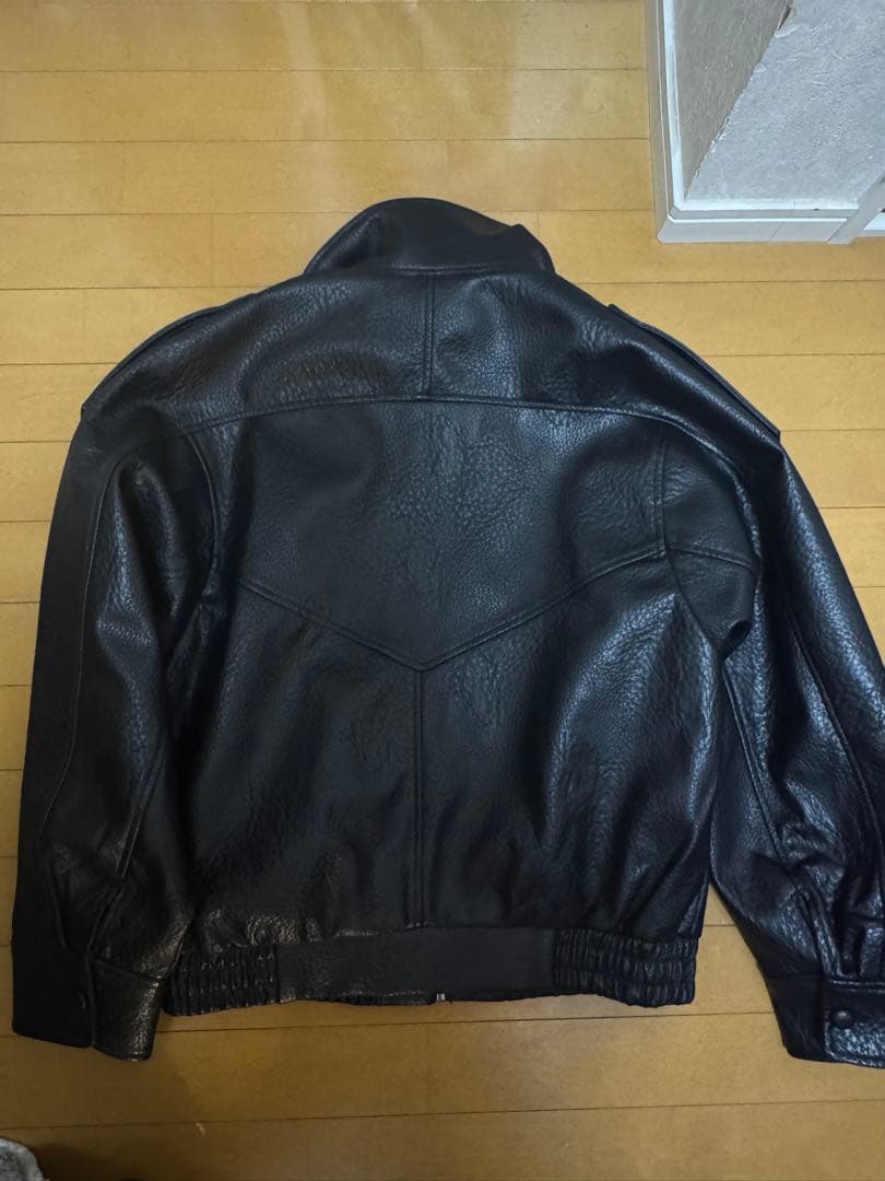 ZARA レディース　フェイクレザージャケット