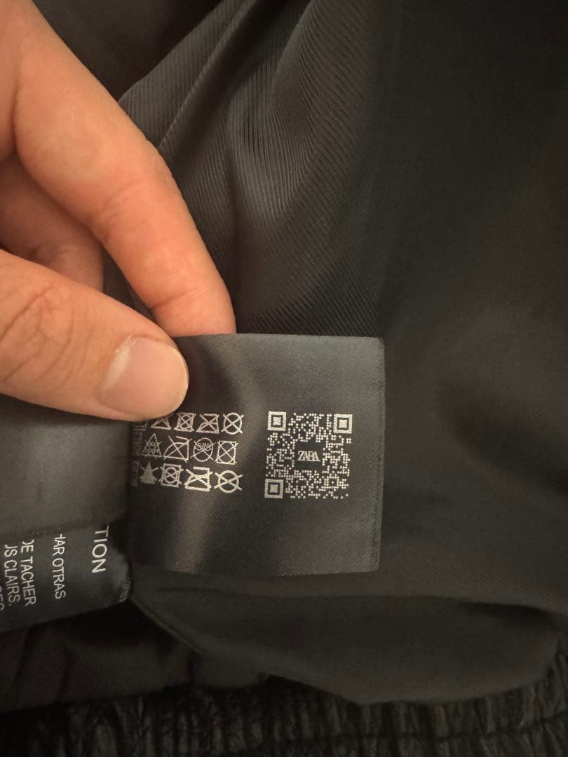 ZARA レディース　フェイクレザージャケット