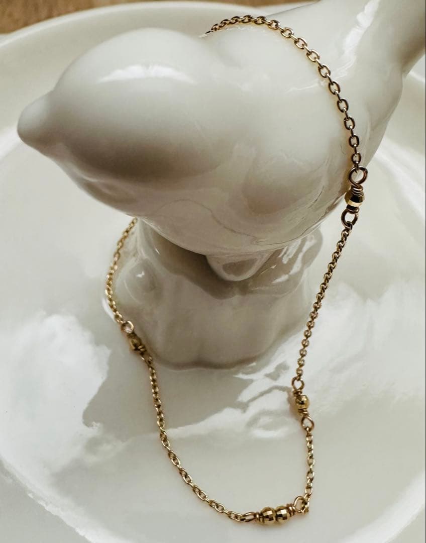 【セット販売】K18 ブレスレット(agete？)、K10 ブレスレット