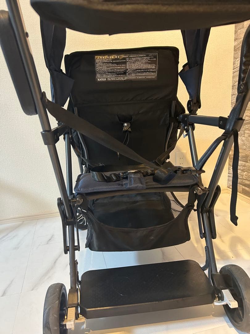 【美品】KATOJI カトージ ベビーカー 二人でゴー 2人乗りベビーカー
