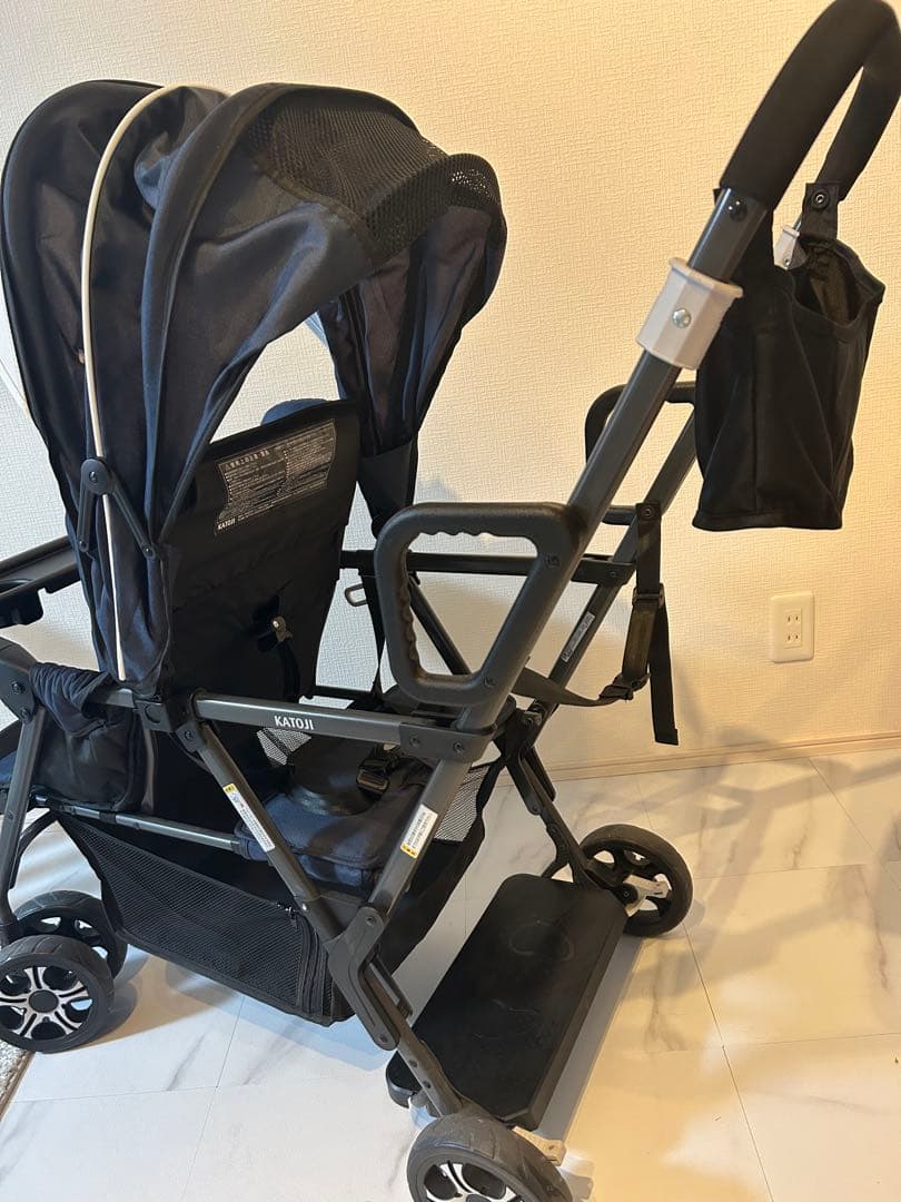 【美品】KATOJI カトージ ベビーカー 二人でゴー 2人乗りベビーカー