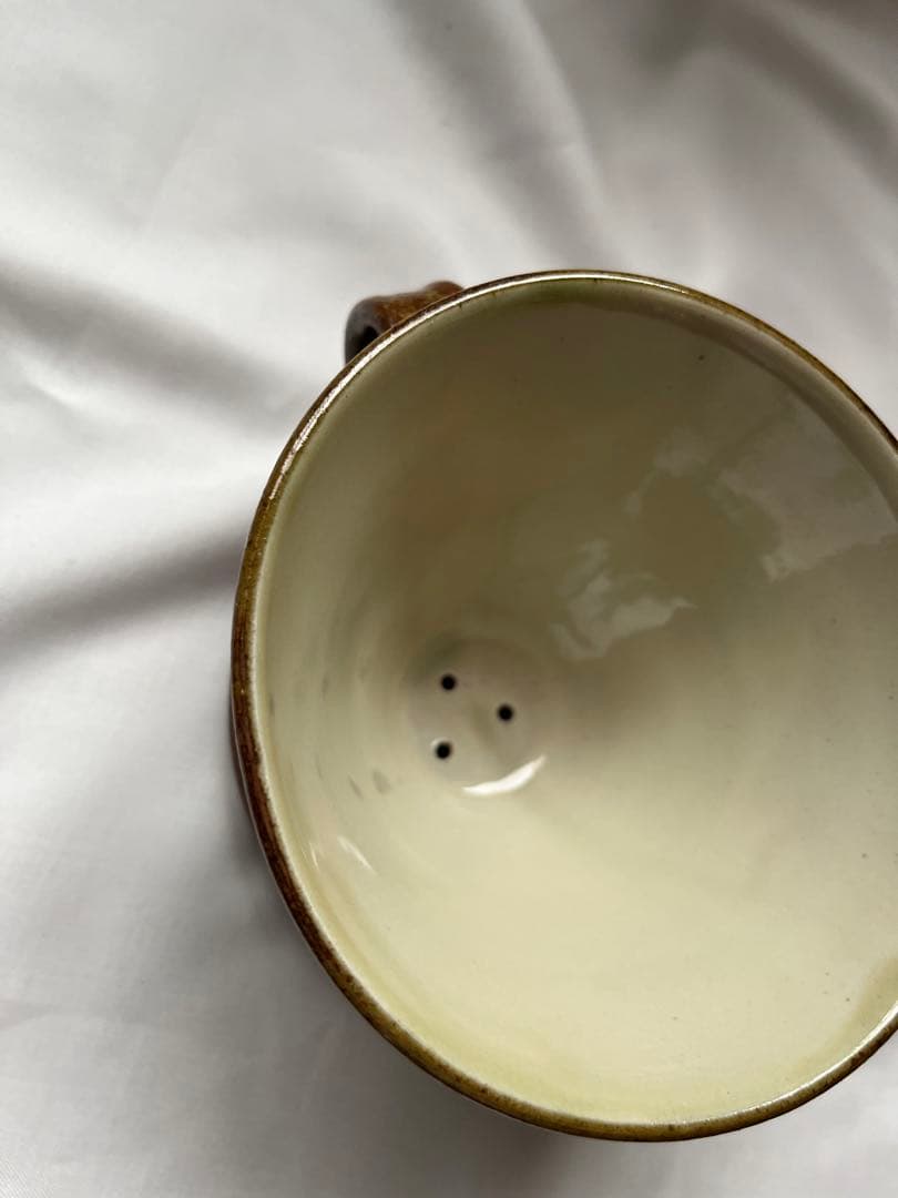 沖縄　やちむん　読谷　拓実窯　コーヒードリッパーとマグカップ