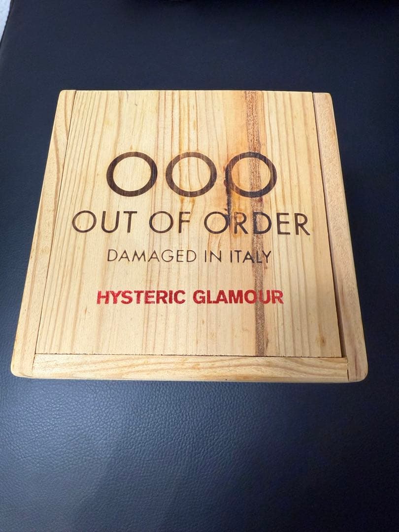 OUT OF ORDER HY 10 ATM 防水 レザーベルト時計