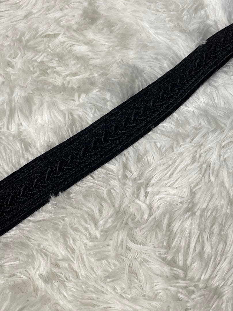 ETRO エトロ 編み込み 本革　レザーメッシュベルト ブラック イタリア製