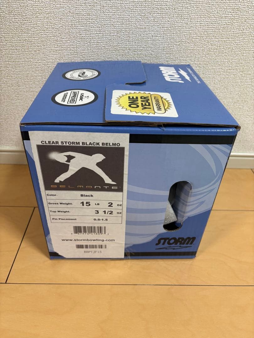 ⭐️希少【新品】ボウリング　クリアストーム・ベルモ　ブラック　15ポンド2オンス