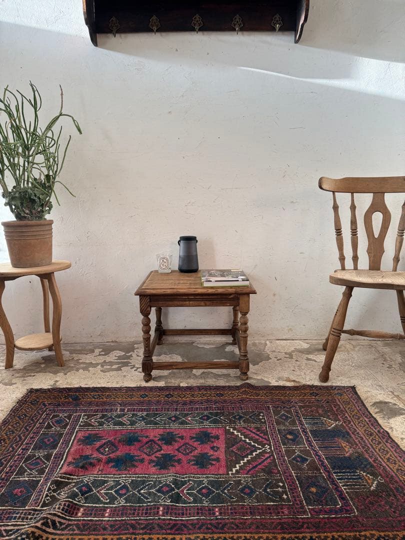 ビンテージ　サイドテーブル　コーヒーテーブル　剥離