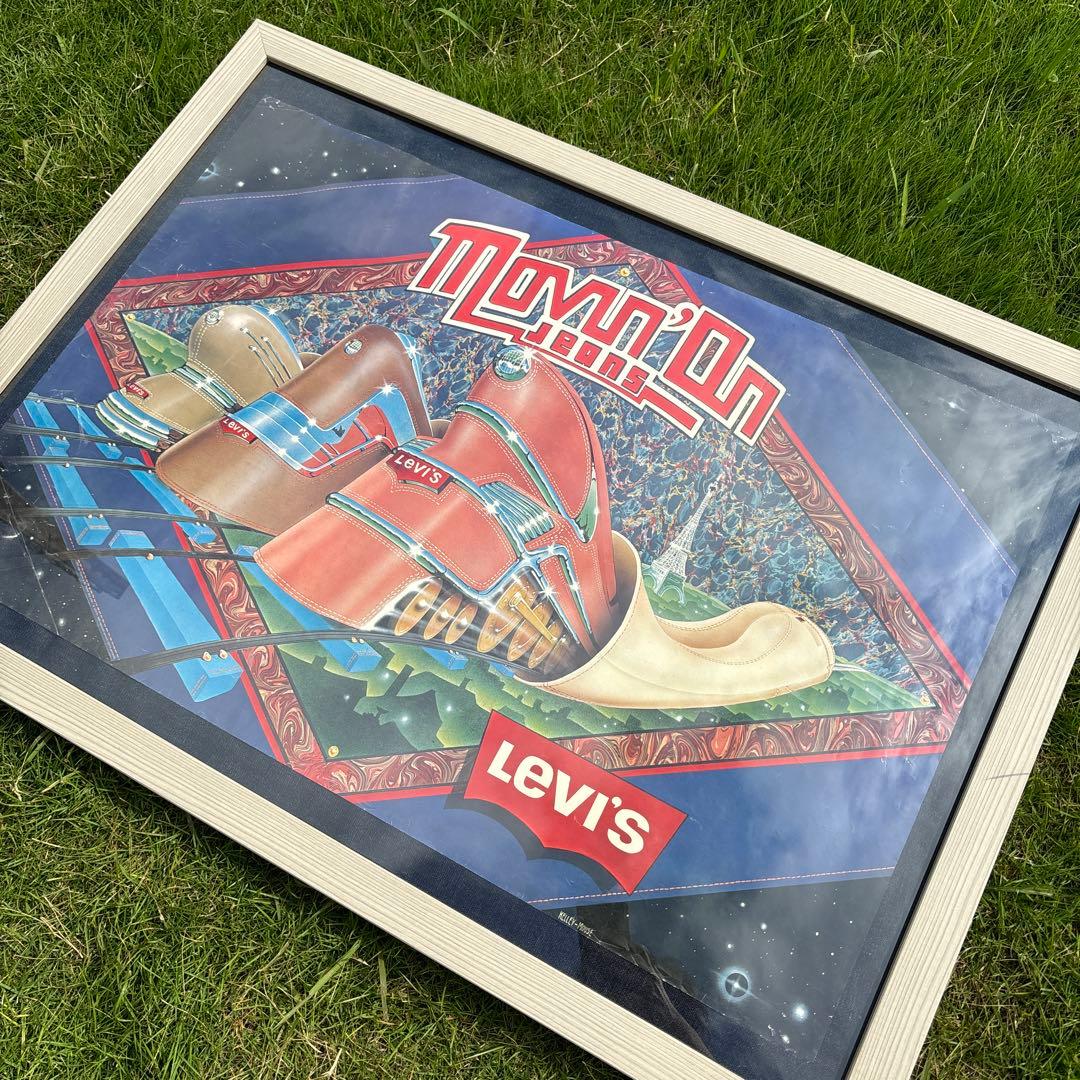 その他 Levi's Movin' On JEANS 70s POSTER