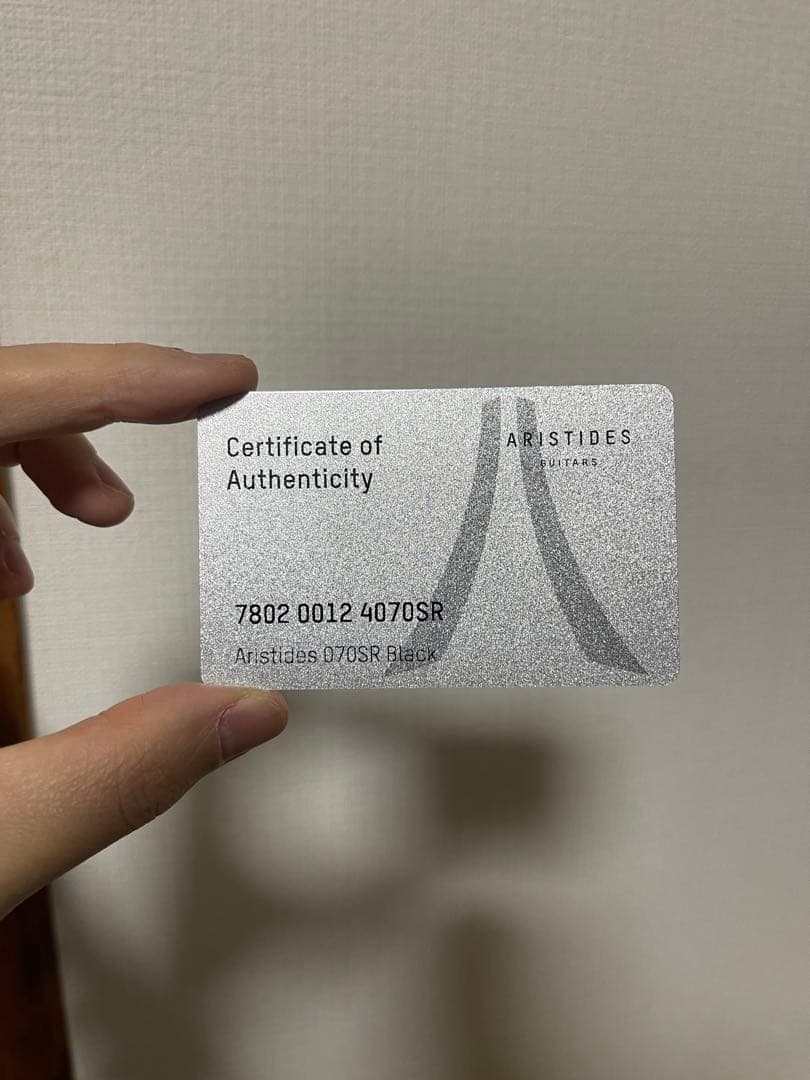 ギター Aristides Instruments 070SR Bare Knuckle