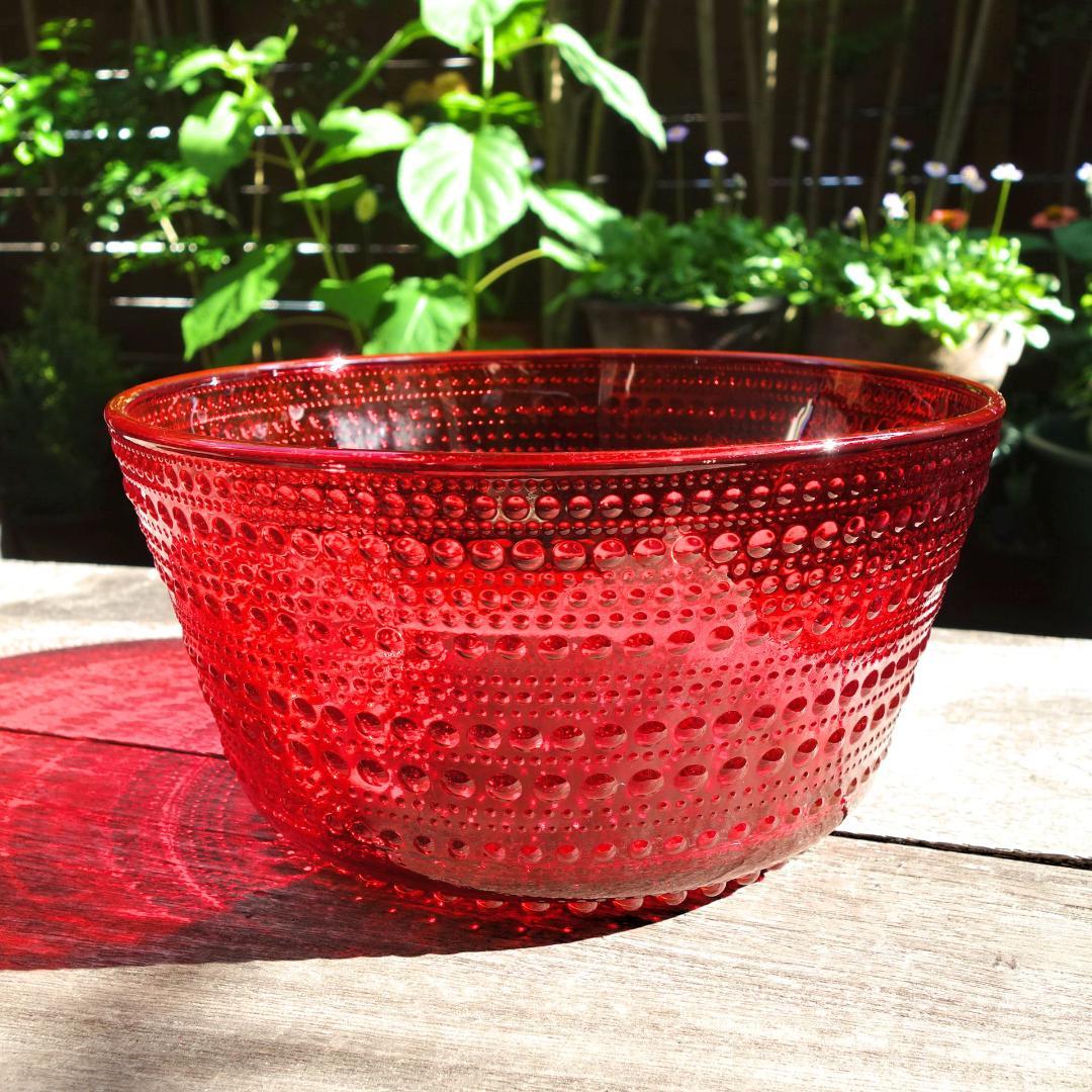 イッタラ カステヘルミ 《サービング ボウル1.9L》大型 レッド=廃版レア品