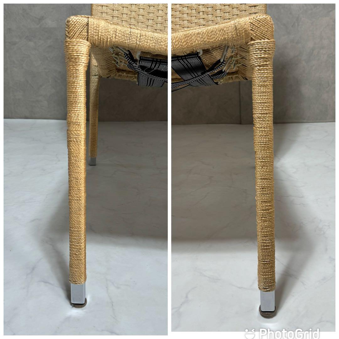 南国 リラックスチェア ダイニングチェア ホテル 旅館 アジアン ラタン