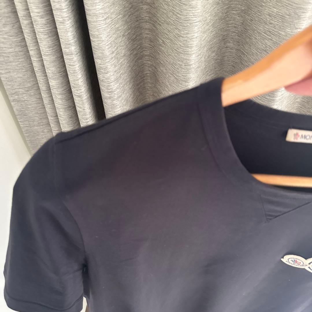 モンクレール　tシャツ　ネイビー　Lサイズ
