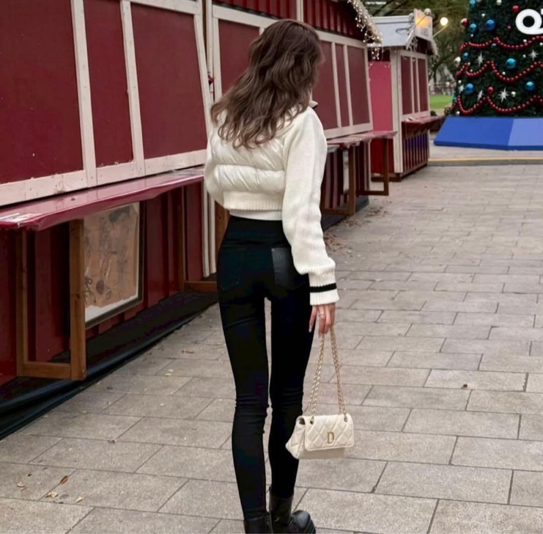 diante ハイウエストスキニーデニム　S