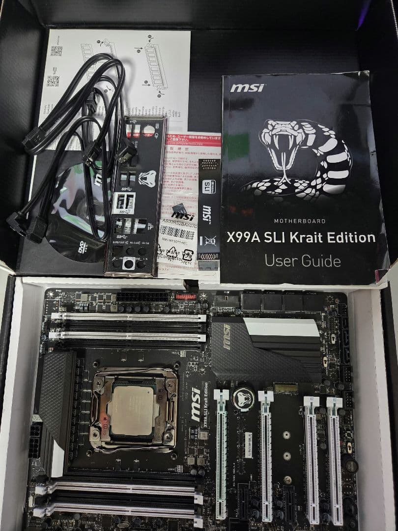 マザーボード CPU i7-5960x +MSI X99A SLI Krait Edition