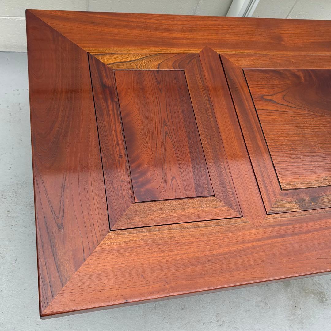 最高級　囲炉裏テーブル　昭和レトロ 火鉢 古民家家具　希少 引き出し 木製　組木