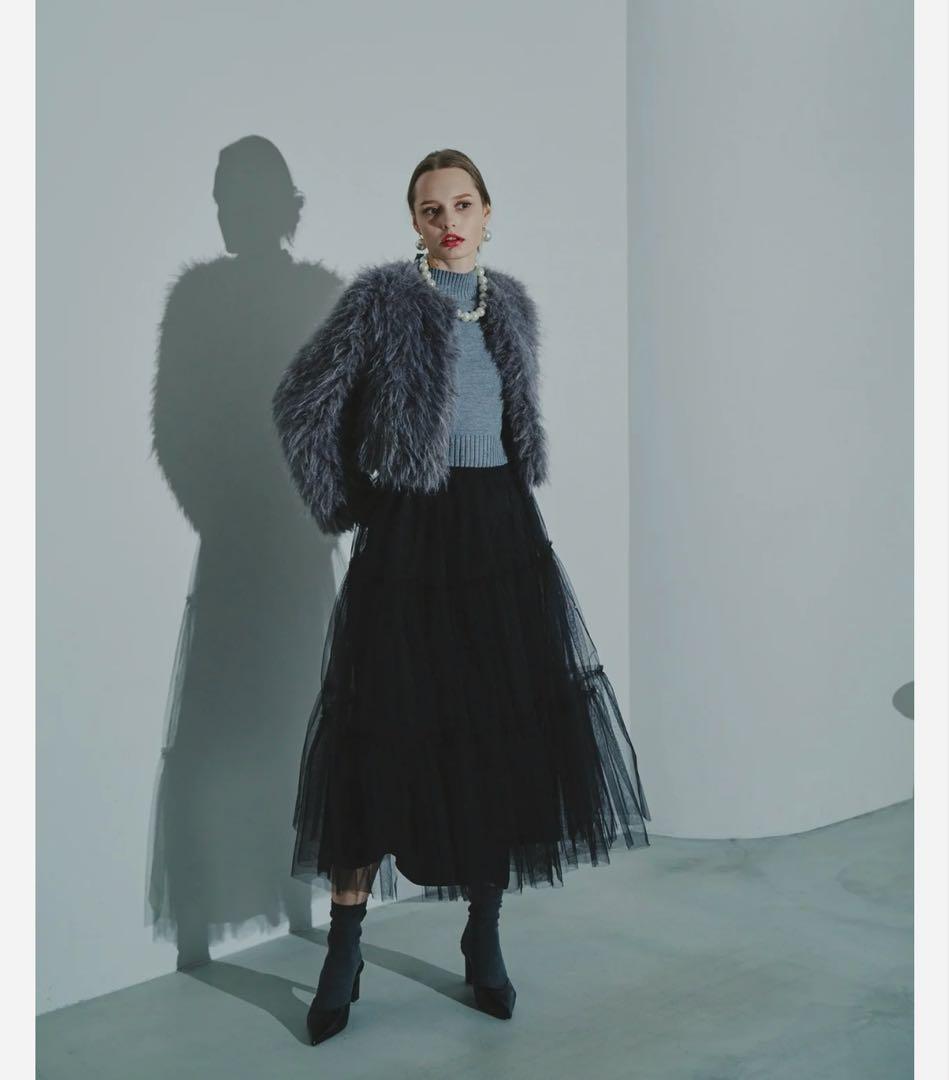 sheller three tier tulle skirt シェリエ スカート