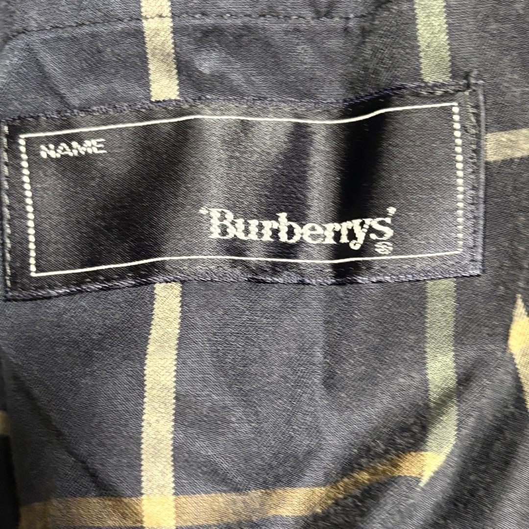 美品 バーバリー ステンカラーコート バルマカーン ヴィンテージ ブラック M