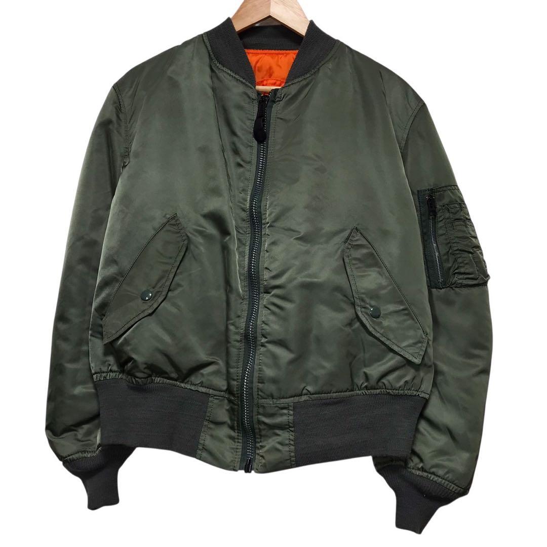 90s アルファインダストリーズ　ビンテージフライトジャケット　MA1 USA製