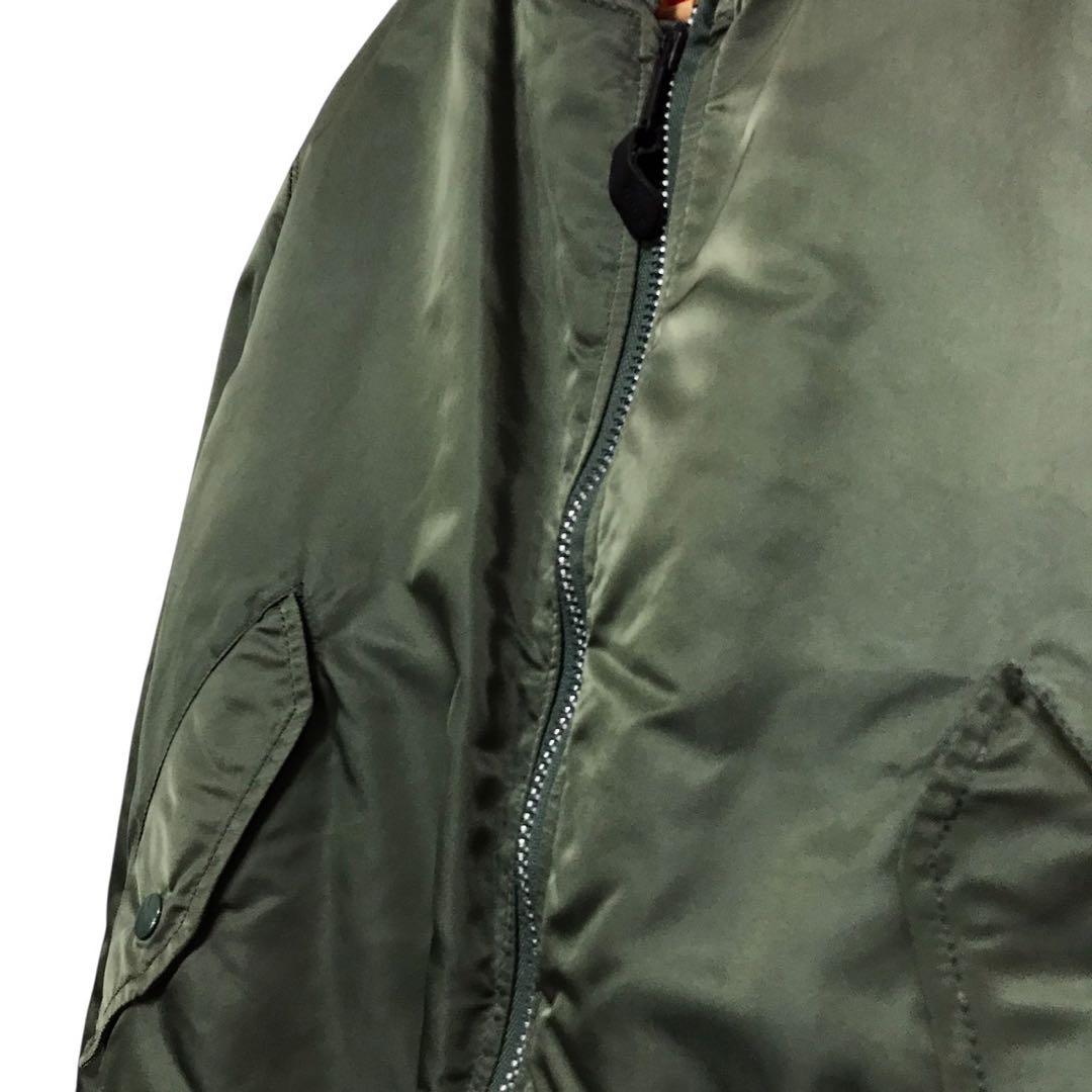 90s アルファインダストリーズ　ビンテージフライトジャケット　MA1 USA製