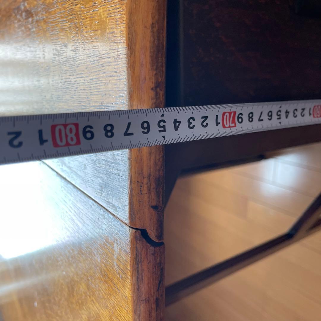 クラシック木製折りたたみテーブル　イギリス製