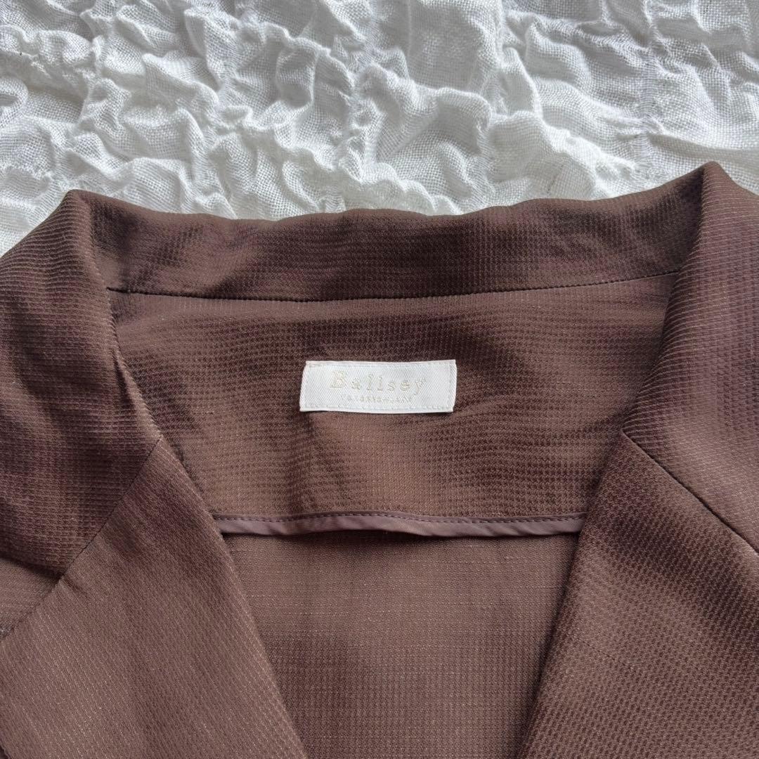 【美品】 ボールジィ オープンカラーシャツ ダブル リネンシャツジャケット