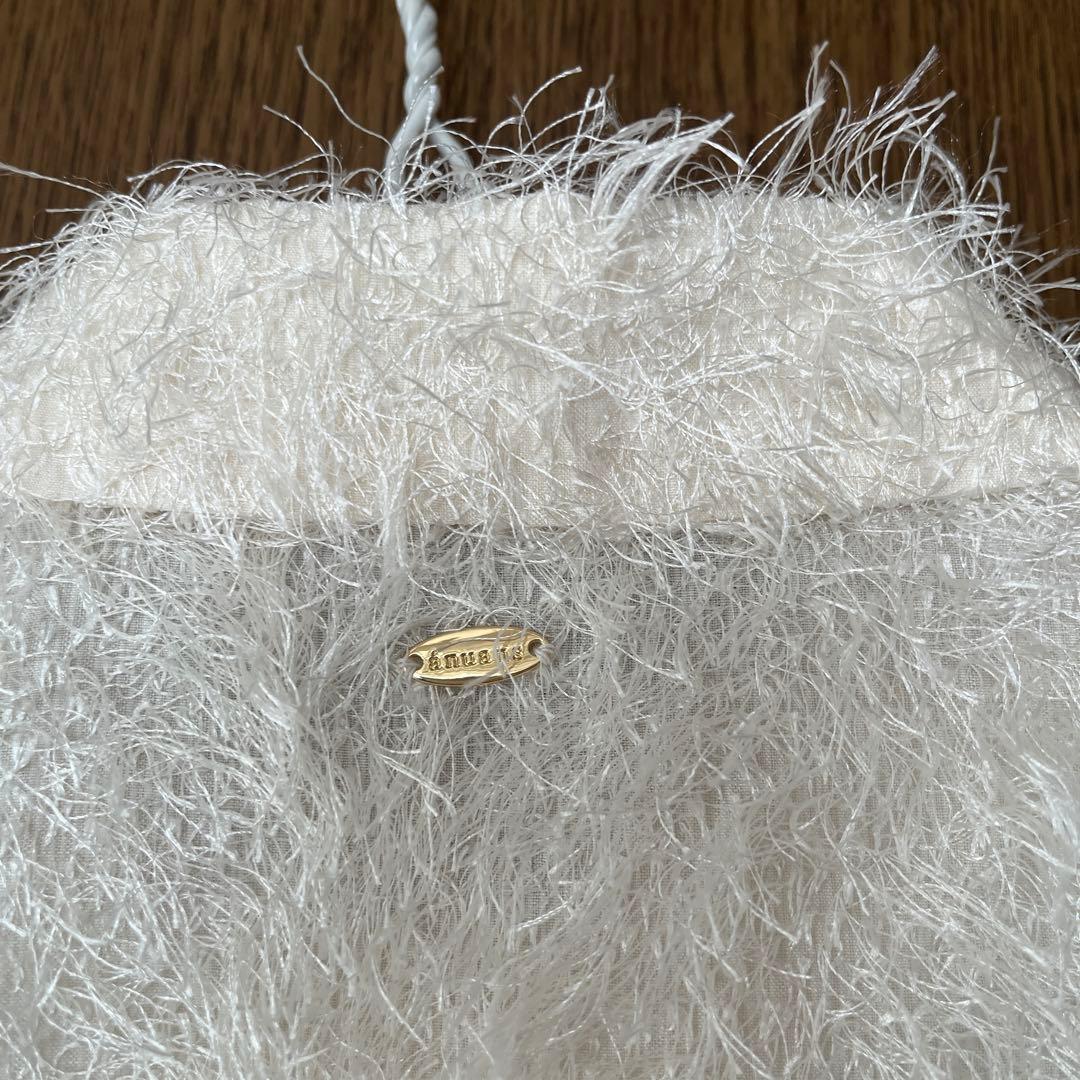 【新品未使用】anuans ふわふわ シャギージャガードシャツ