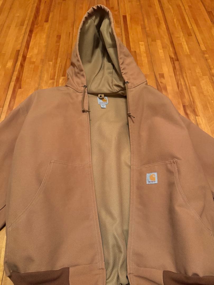 Carhartt フード付きジャケット Lサイズ ベージュ