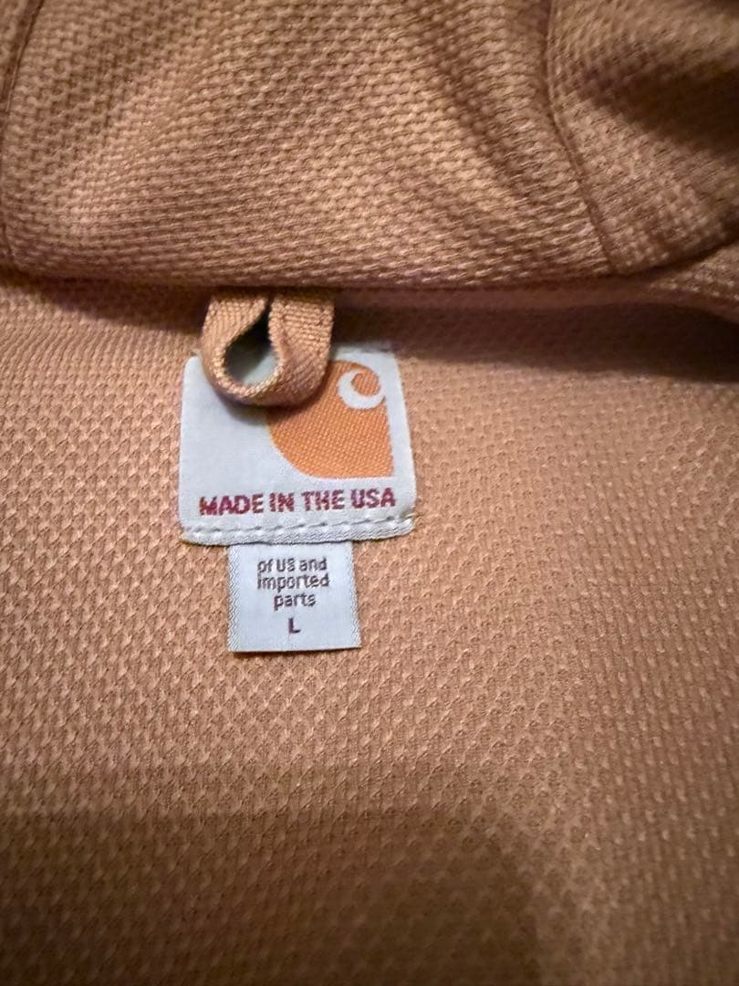 Carhartt フード付きジャケット Lサイズ ベージュ