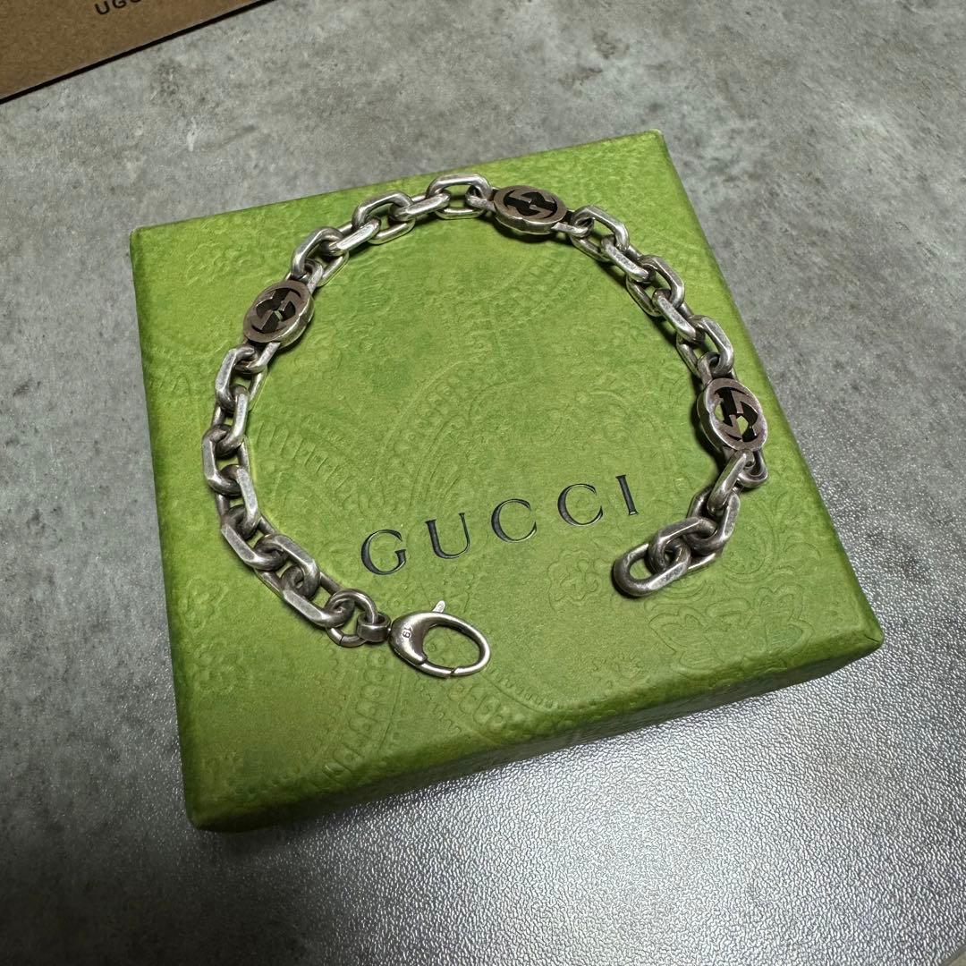 gucci グッチ インターロッキング ブレスレット