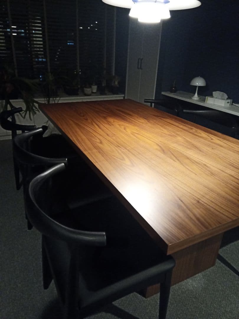 定価30万超え　ウォールナットダイニングテーブルセット　チェア6脚セット