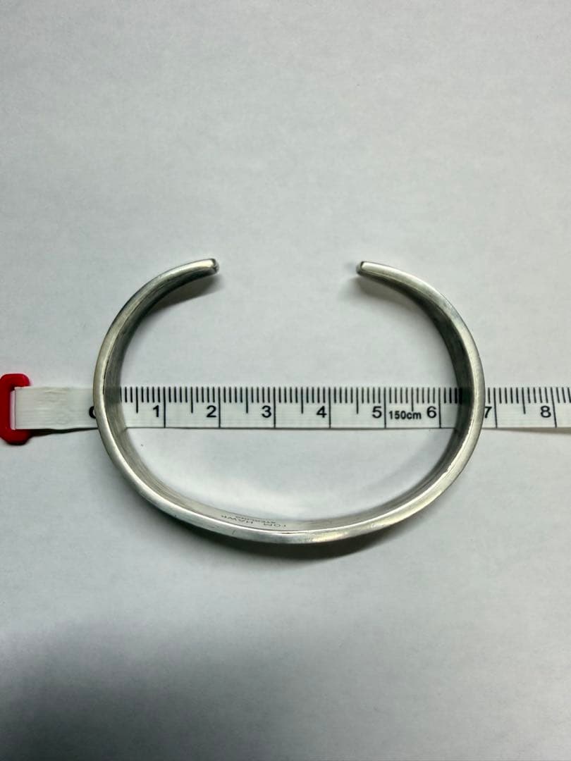 k*o様 TOM HAWK シルバー ブラック 2ライン　ストライプ バングル