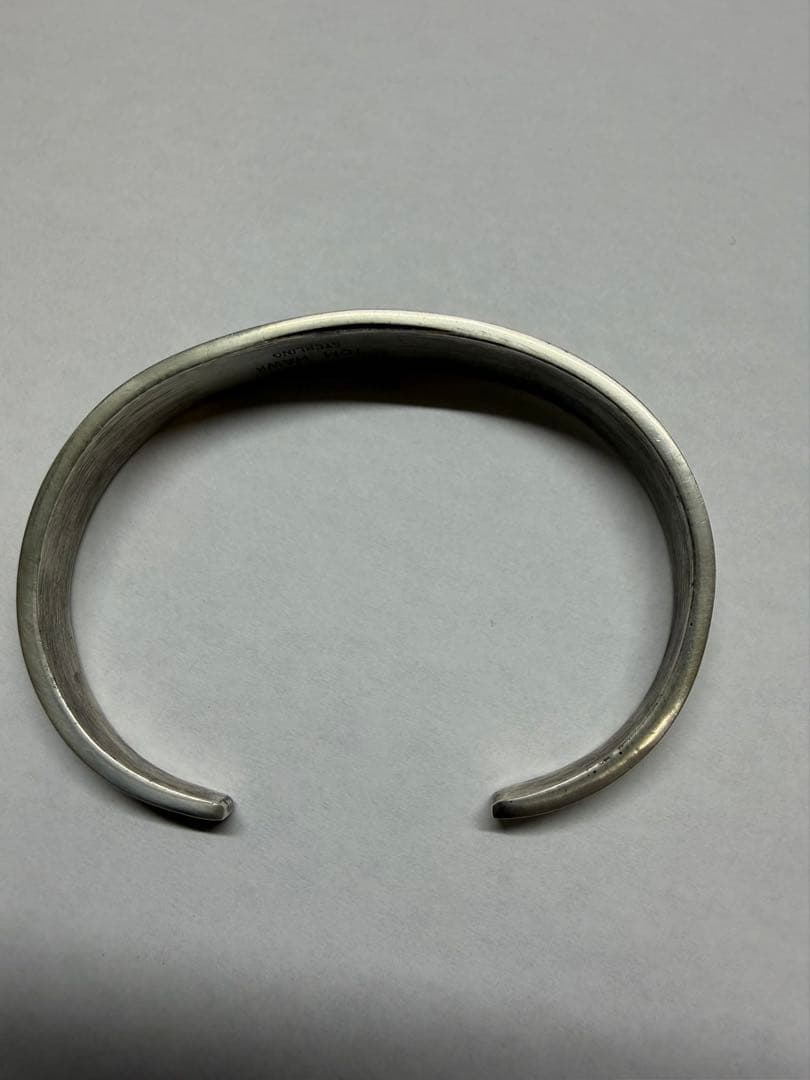 k*o様 TOM HAWK シルバー ブラック 2ライン　ストライプ バングル