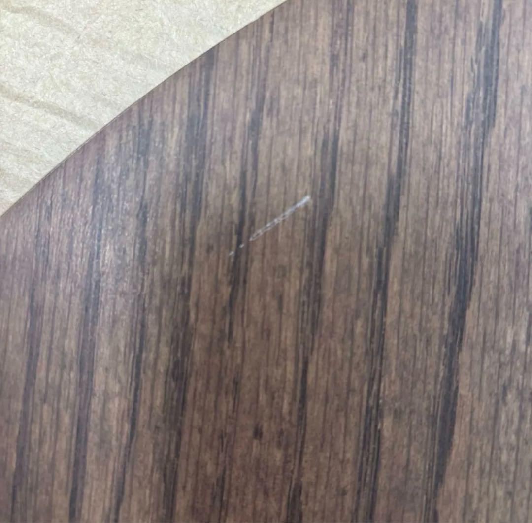 ニトリ　円形テーブルセット　ヴェルカー7050 ミドルブラウン