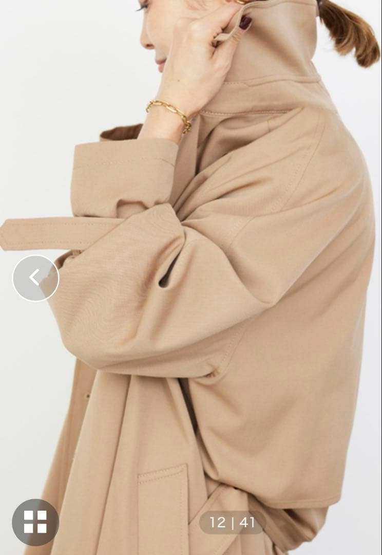 美品Deuxieme Classe GABARDINE TRENCH トレンチ